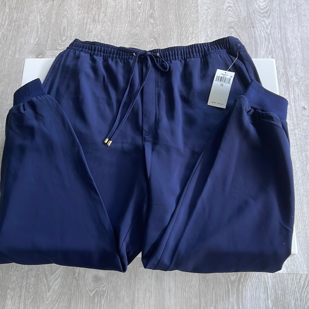 New Ralph Lauren Navy Blue Jogger Pant. $145